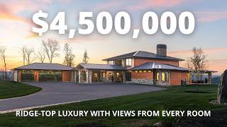 Luxury Ridge-Top Estate Near Asheville | One-Level Living + Panoramic Mountain Views