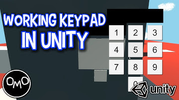 How to Make a Working Keypad in Unity Using C#
