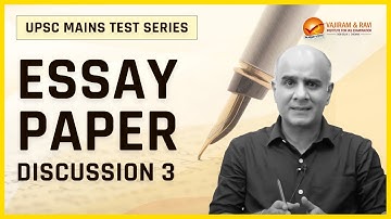 UPSC 2022 ESSAY PAPER DISCUSSION | Vajiram and Ravi by Brijender Singh