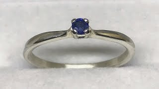 Making A Silver Sapphire Ring