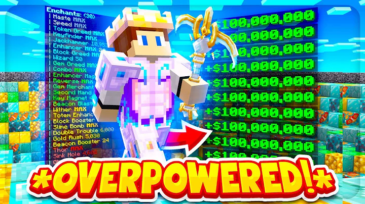 I BECAME AS *OVERPOWERED* AS POSSIBLE IN 24 HOURS! | Minecraft Prisons | EnchantedMC EP #2