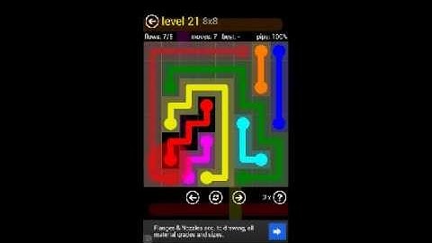 Flow Free: Regular Pack 8x8 Levels 1-30 Walkthrough