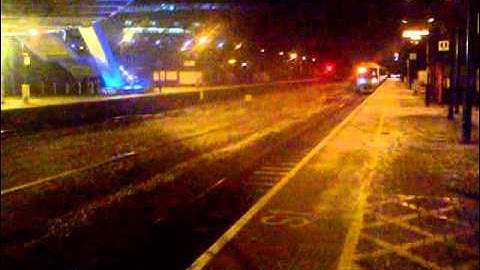 Class 165 Networker Chiltern Railways Passes Through Wembley Stadium Station Non Stop to Banbury