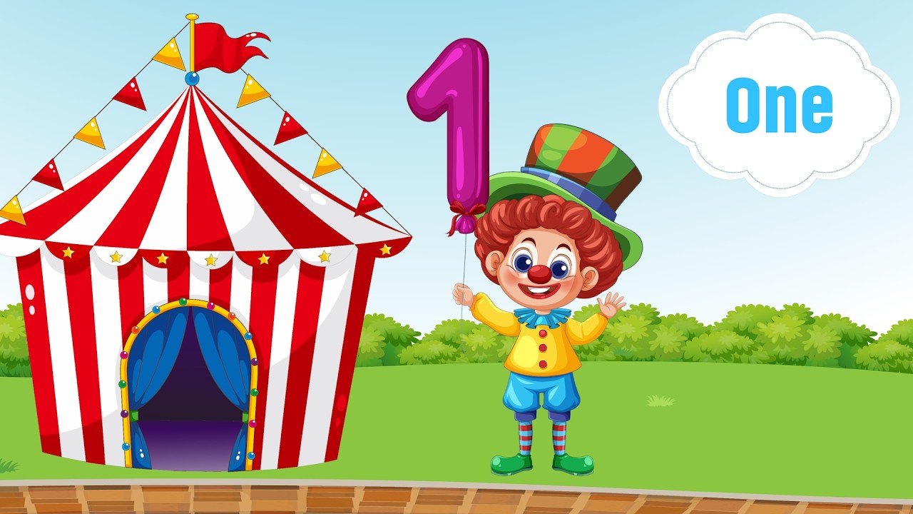 Learn Numbers 1–10 Spelling for Kids 🎈 | Fun Cartoon Learning 🧸