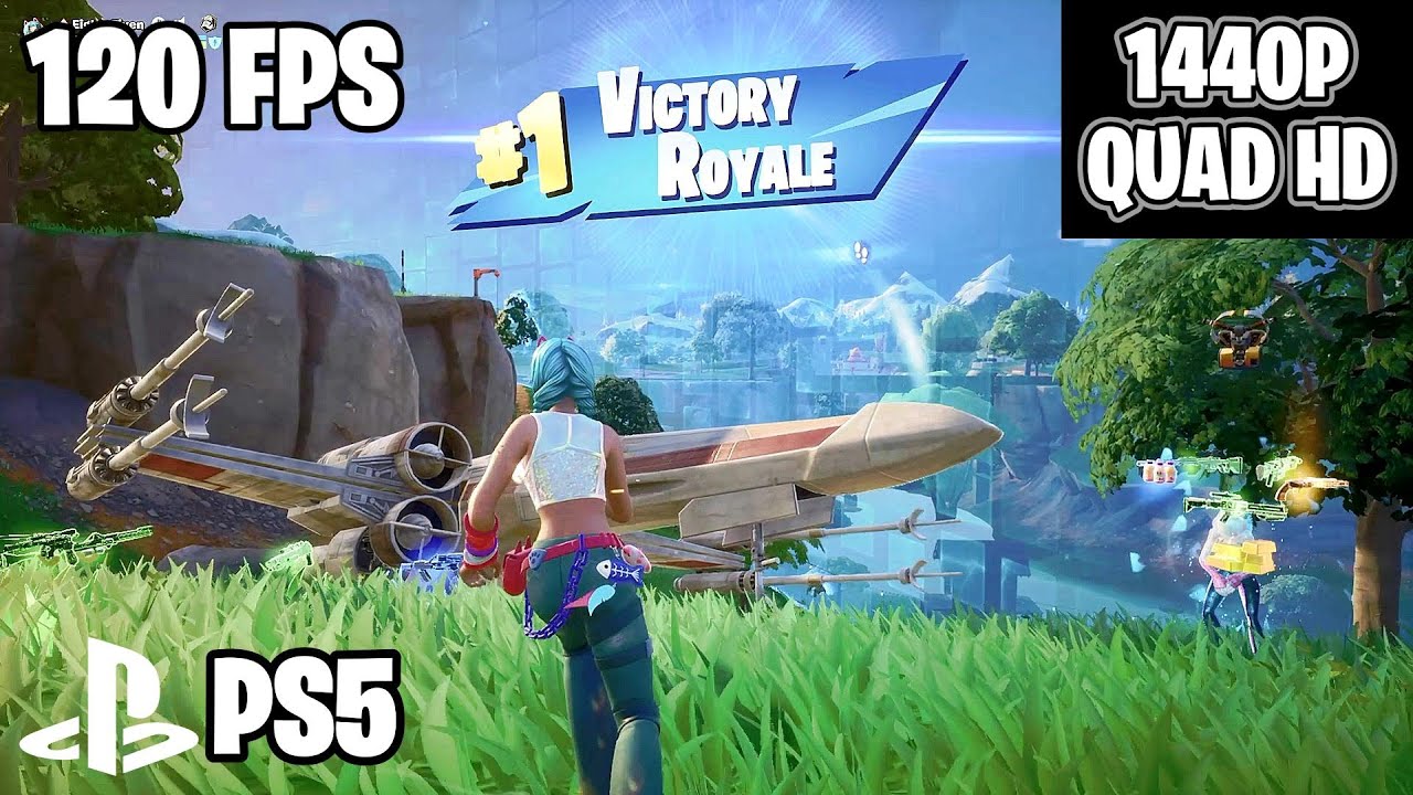 Fortnite Chapter 6 Star Wars Season MS1 (PS5 1440P 120 FPS) Gameplay (4 ...