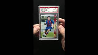 Https://www.ebay.com/itm/142941420722?nordt=true auction #8 - 2018
closes 9/26/2018 6:18pm pst the preeminent lionel messi rookie card
and highly sought af...