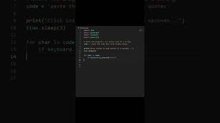 “Autotyping Code Hack in Python!🤯”