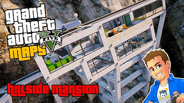 GTA 5 Map Editor Maps - Mansion On The Hillside | GTA 5 Custom Map for Map Editor | GTA 5 PC Map Mod