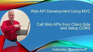 Lesson 12: Call MVC Web APIs from Client-Side and Setup CORS