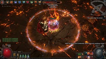 Poe Rf elementalist (explode setup) Searing Exarch  3.18 Sentinel