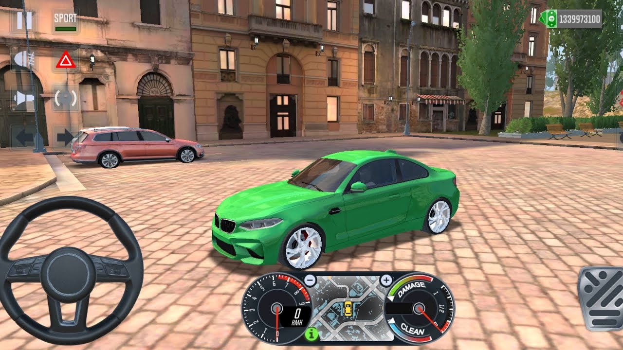 BMW M2 GREEN LUXURY CAR | 4x4 CAR | GADI WALA GAME | TEXI SIM 2020 ...