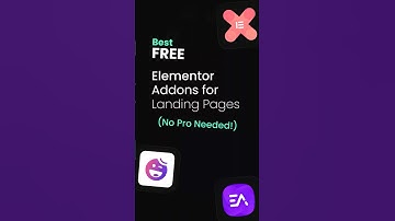 🚀 Landing Pages That Convert — FREE Elementor Addons