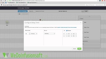Infusionsoft - Creating Referral Partners In Campaign Builder