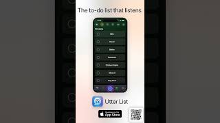 Say the whole list at once — Utter List