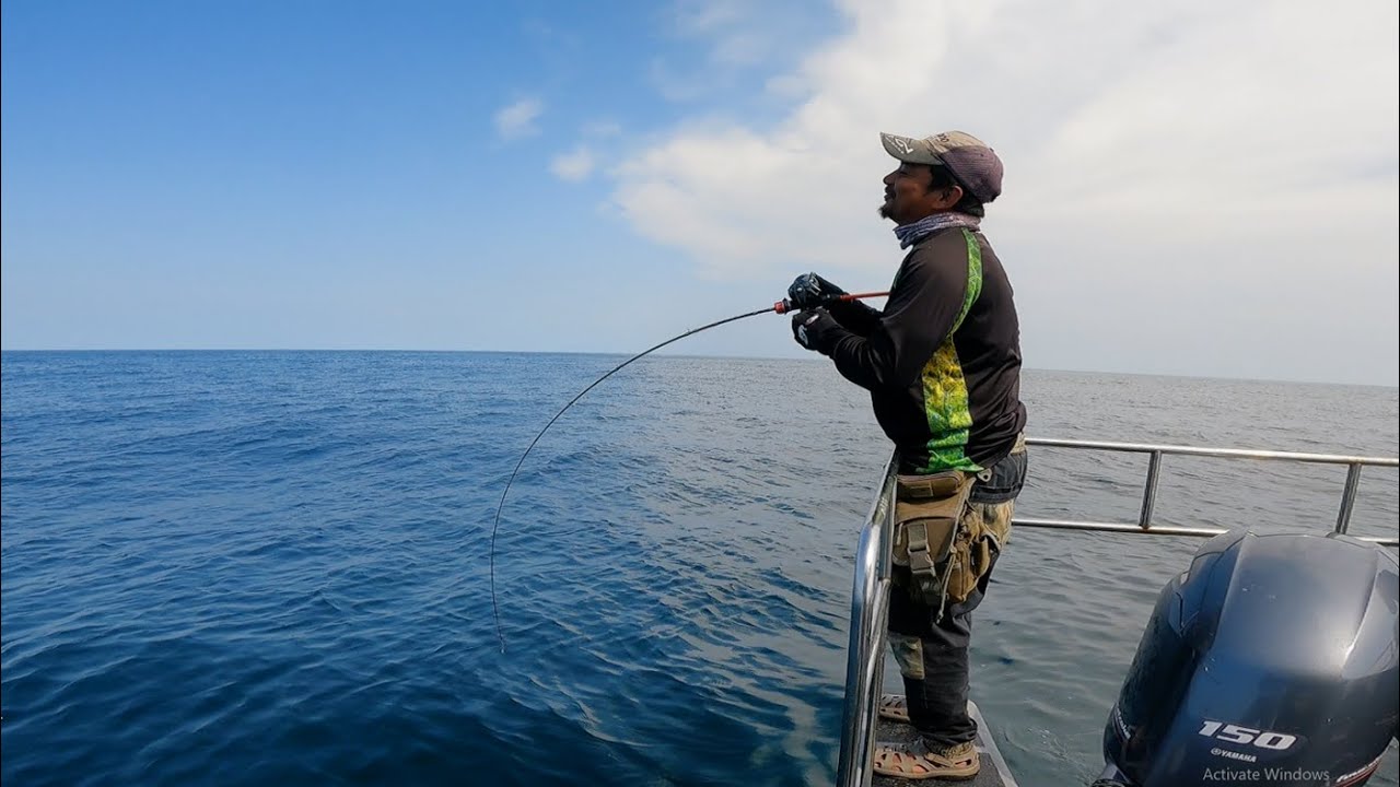 Slow Jigging Jenahak Kerapu Karang Tinggi Slow pitch Jigging Pulau Jarak[Shimano Ocea Jigger VOL 1