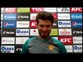 Shaheen Shah Afridi speaks following Pakistan v Australia 3rd Test, Day 2