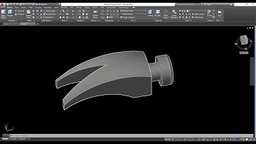 AutoCAD 3D Basic Tutorial,hammer||cadsikhe