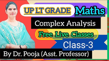 Complex number | LT Grade Complex Number | UP LT Grade new vacancy 2025 | Class - 3 by Dr Pooja