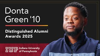 2025 IUP Distinguished Alumni Donta Green