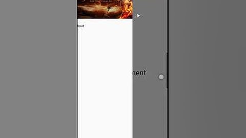 Android Navigation Drawer with Toolbar Full Screen Style (demo)
