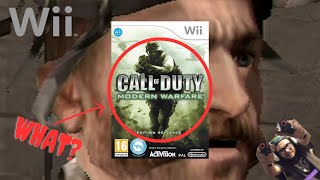 WHY DOES THIS EXIST (COD4 ON THE WII)