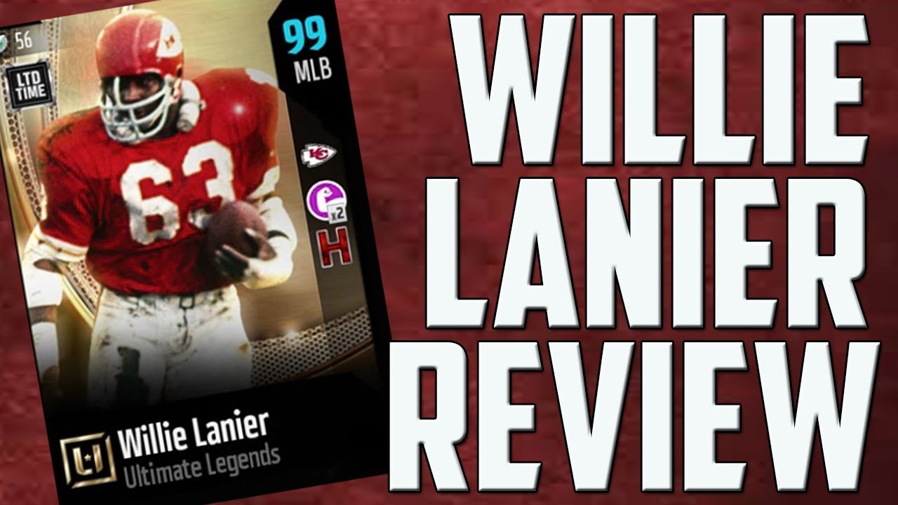How Good is 98 Overall Willie Lanier? MUT 18 Card Review