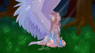 ❤️Perfect World, Priestess\Speedpaint\drawing process\dtiys