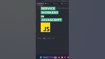 ✅ Service Workers in JavaScript 🔥 #javascript #javascriptdev #webdevelopment