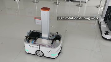 AGV+Robot Arm for Palletizing
