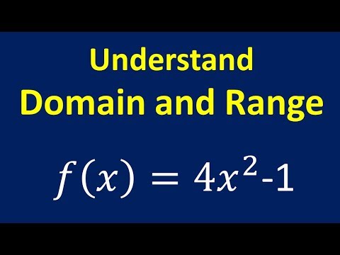 Video: Was bedeutet Domain in Mathematik?