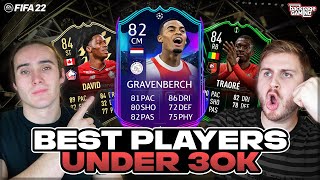 THE BEST PLAYERS UNDER 30K IN FIFA 22!  BUDGET FUT CHAMPS BEASTS! | FIFA 22 Ultimate Team
