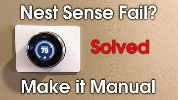 How to Set Nest Sense to Manual Mode