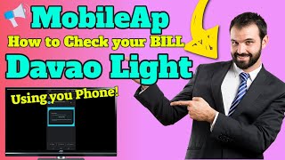 MobileAp - davao light mobile app - How to check your bill using your phone - bisaya tutorial screenshot 5