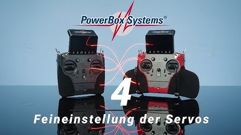 Powerbox Systems - ATOM & CORE - Feineinstellung der Servos