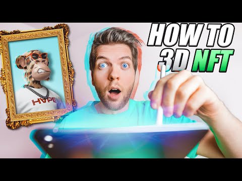 How to make 3D NFTS&rsquo;s in 3 Minutes (easy method)