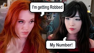 Amouranth Getting Robbed Cinna, Emiru, Valkyrae Respond After Getting Hared