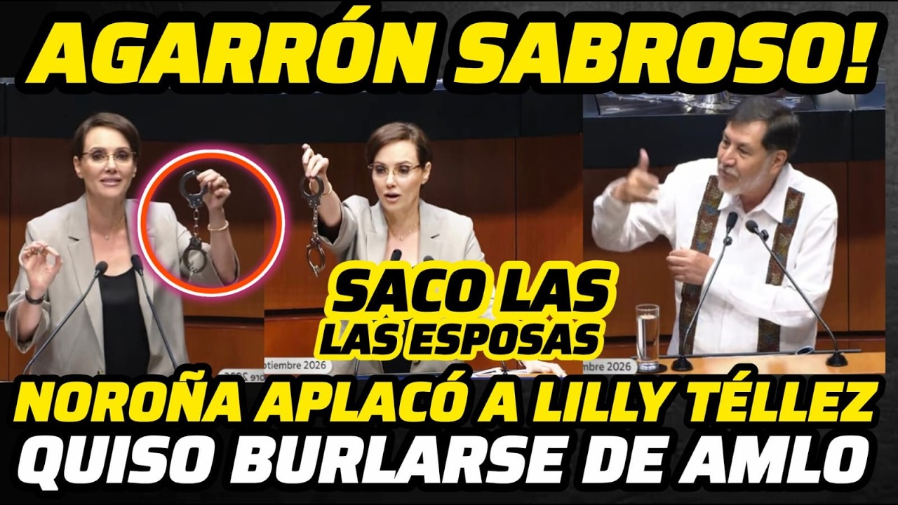 🔴AGARRÓN SABROSO! NOROÑA APLACÓ A LILLY TÉLLEZ QUISO BURLARSE DE AMLO CON ESTE VIDEO