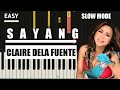 Sayang - Claire Dela Fuente | EASY Piano Tutorial | Natz Piano