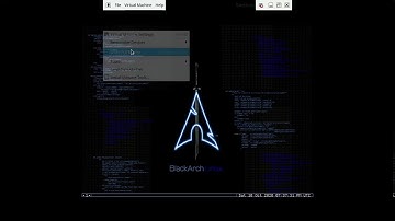 BlackArch 2020 - Full screen and Internet using Virtual Machine