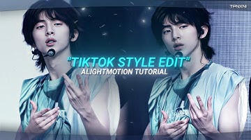"Tiktok style edit" tutorial in alightmotion. (+Preset) #alightmotion #tiktoktrend #tutorial  