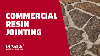 ROMEX D1 | Commercial Resin Jointing Install