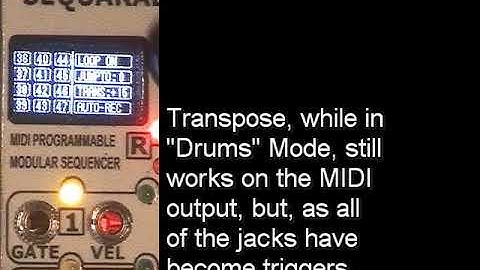 Sequarallel 8HP MIDI2CV Sequencer Module!