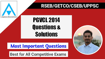 PGVCL JE 2014 Paper Solutions | Part II | Practice Set 110 | CSEB | UPPSC | GETCO | AE/JE |Amrit Sir