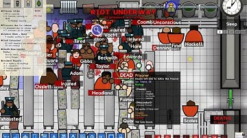 Prison Architect | Max sec Gang riot|
