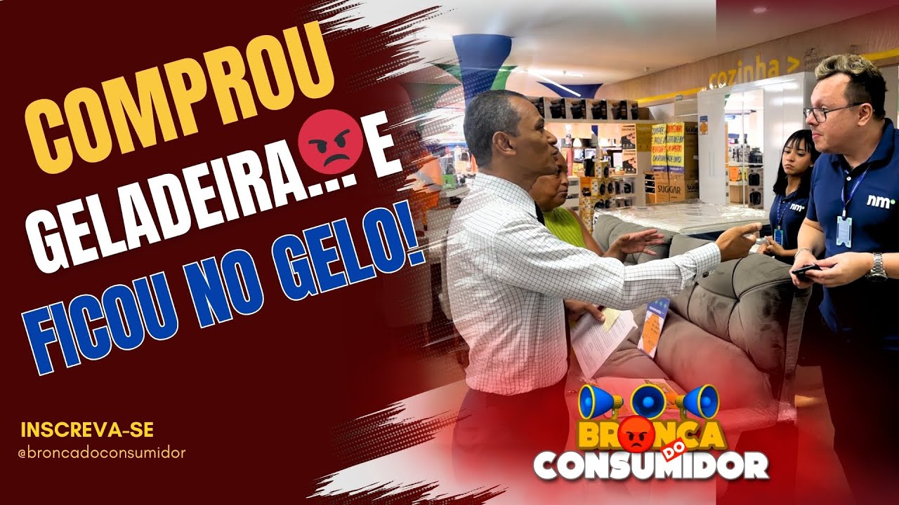 🔥 Prometeram geladeira, mas o que CONGELOU foi a paciência do cliente!