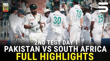 Full Highlights | Pakistan vs South Africa Test Series 2025 | 2nd Test Day 1 | PCB | M3U1U