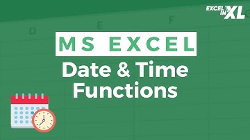 MS Excel Date & Time Functions - 1 | Step by Step Process