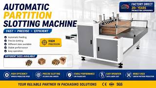 1600 Automatic Partition Slotting Machine / High Speed Corrugated Cardboard Cell Divider Production