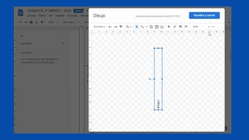 Texto vertical en Google Docs
