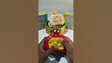 Playing push game spiderman, pop it elektrik, push game challenge, asmr, #popit #toys